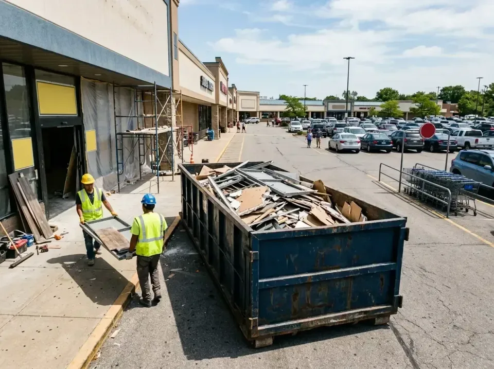 retail-store-renovation-debris-003 — frequently asked questions, Roll-off Dumpster Rentals in Schnecksville, PA